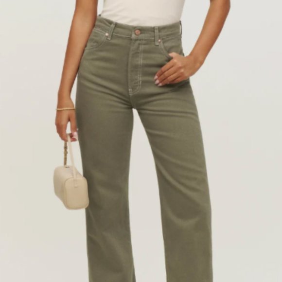 Never worn Reformation Cowboy High Rise Straight Jeans - Picture 1 of 11